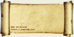 Lena Vujanac vizit kartica